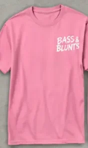Classic Tee Pink / White print, front