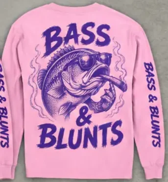 Long Sleeve Pink / Purple print, back